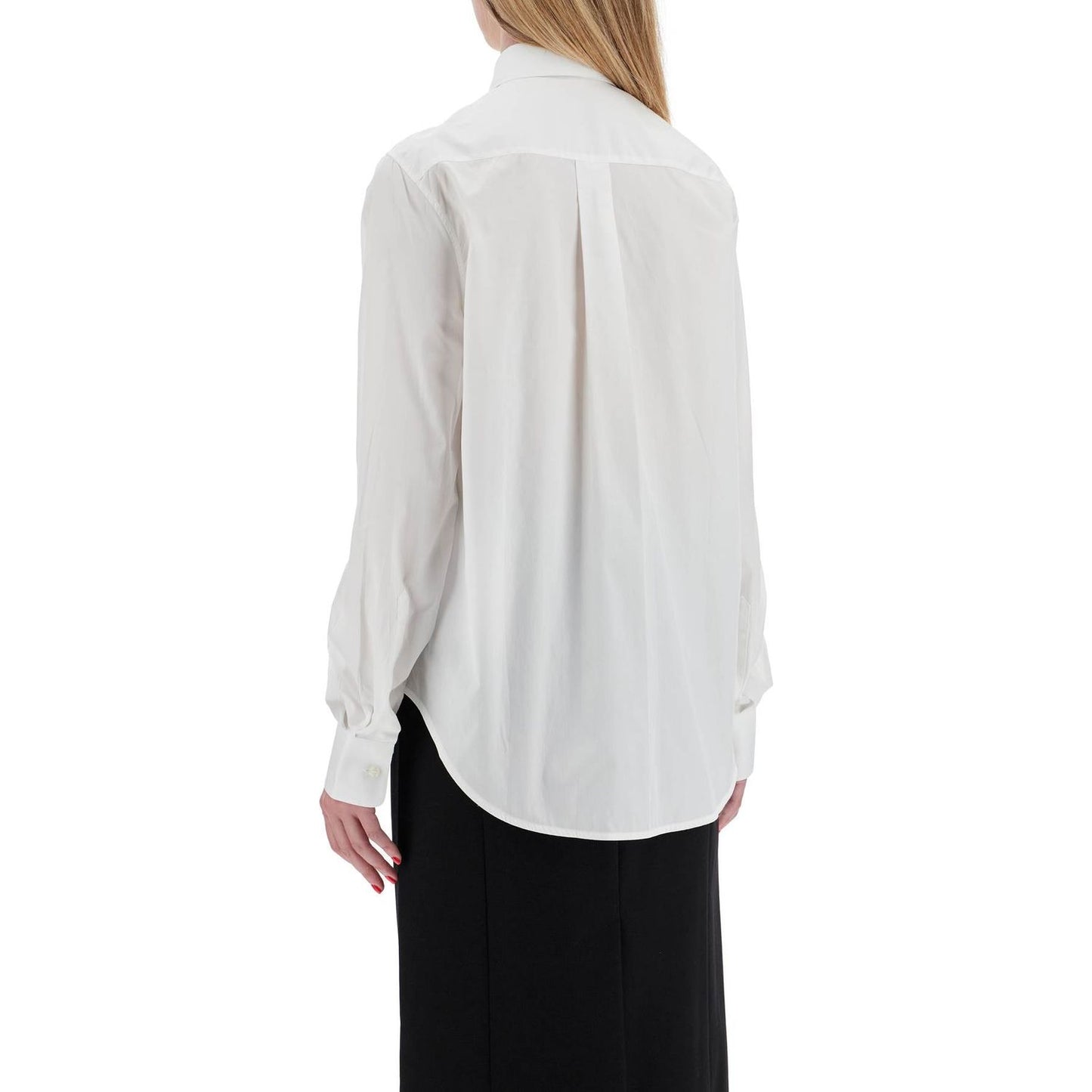 Wardrobe.Nyc flared cotton shirt for women Topwear Wardrobe.Nyc