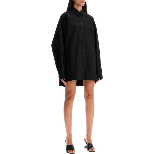 Wardrobe.Nyc mini shirt dress with button closure Dresses Wardrobe.Nyc