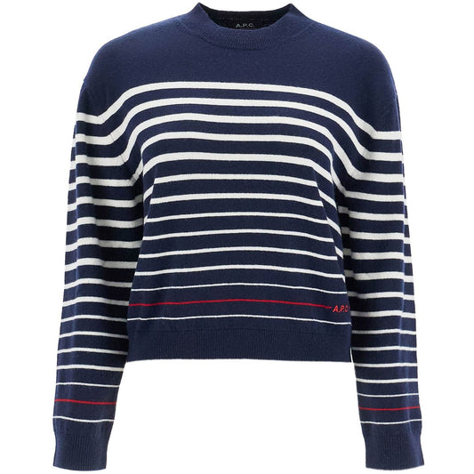 A.P.C. "striped wool billie pullover