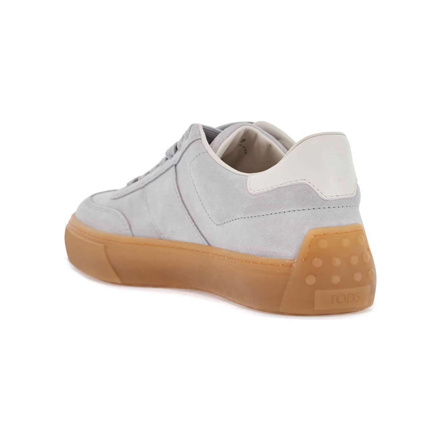 Tod'S light grey suede casual lace-up shoes for men Lace-ups Tod'S Gray