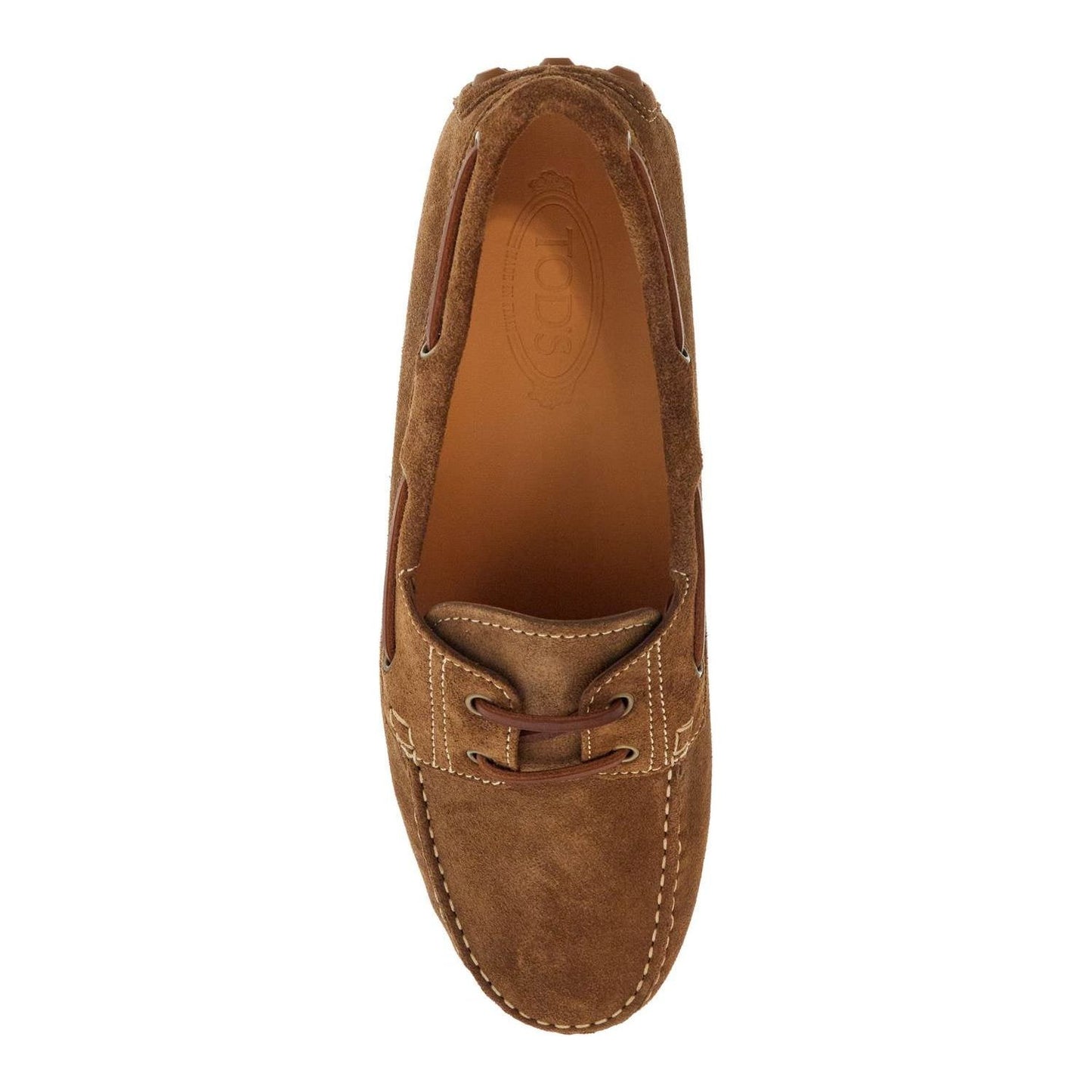 Tod'S light walnut leather driving moccasin made in italy Moccasins Tod'S Saddle Brown