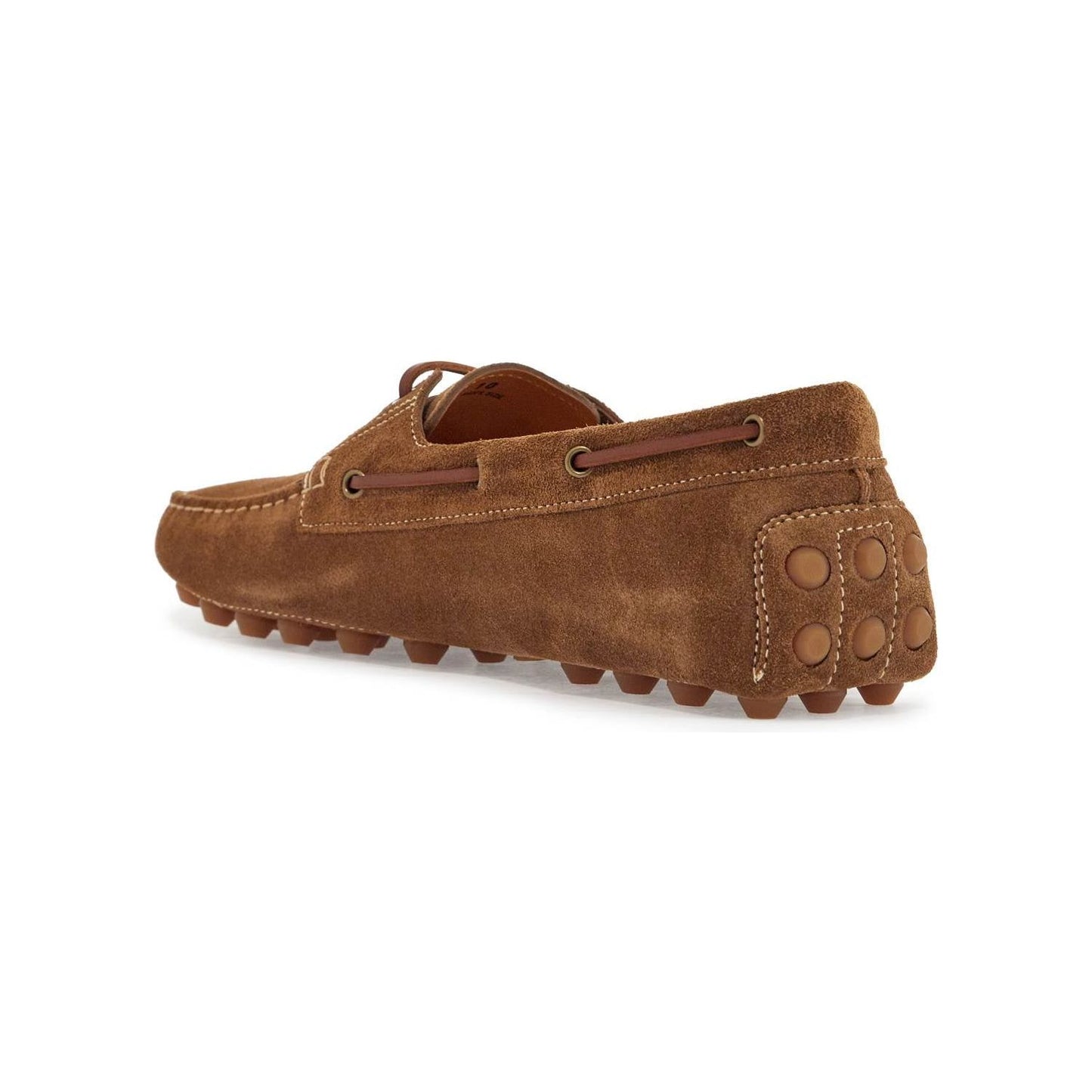 Tod'S light walnut leather driving moccasin made in italy Moccasins Tod'S Saddle Brown