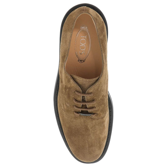 Tod'S suede leather lace-up shoes Lace-ups Tod'S