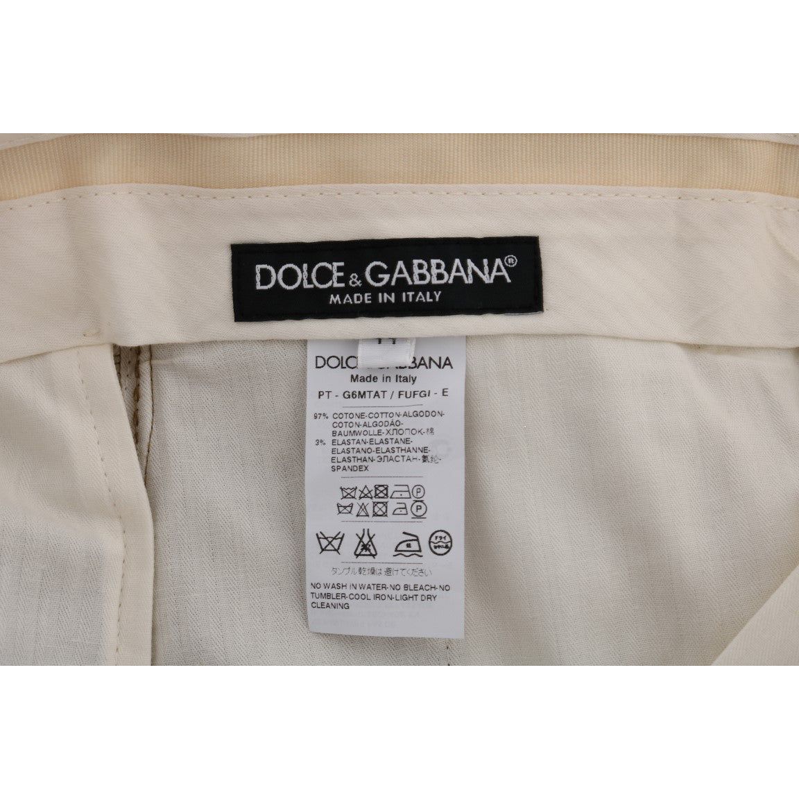 Elegant Brown Formal Trousers for Men Dolce & Gabbana