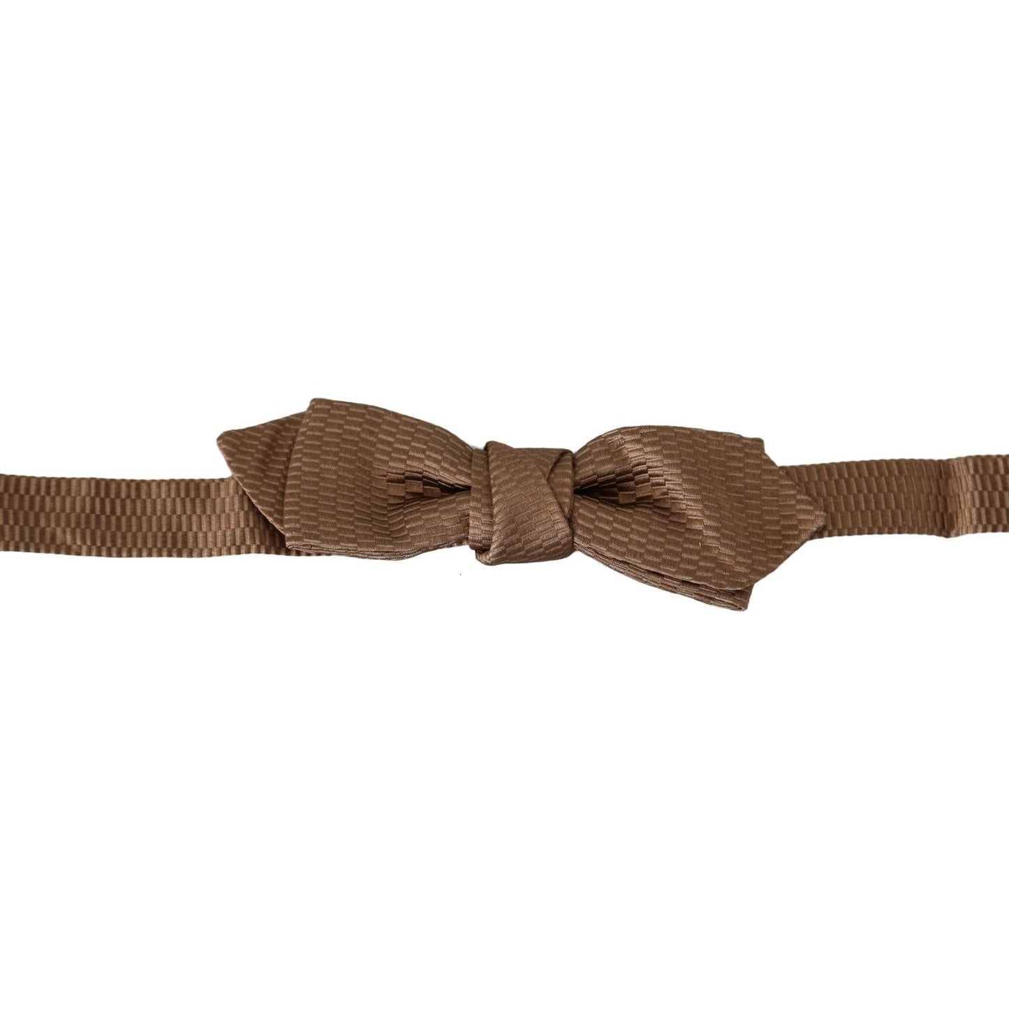 Bow Tie Elegant Brown Gold Bow Tie Dolce & Gabbana