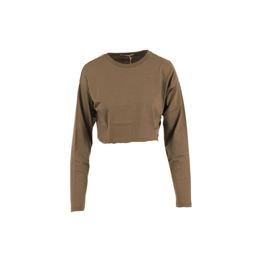 Hinnominate | Brown Cotton Tops & T-Shirt | McRichard Designer Brands