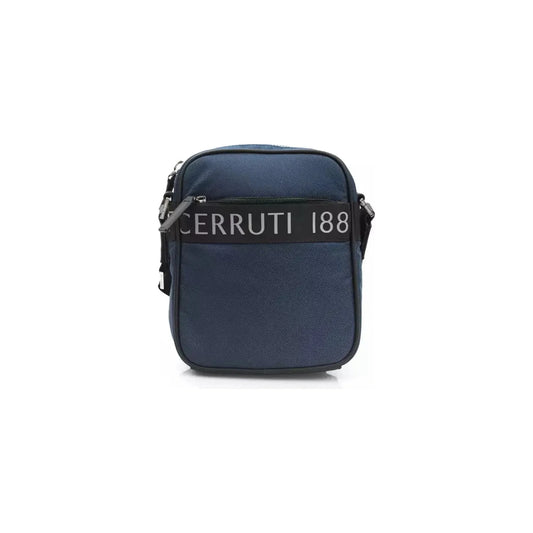 Cerruti 1881 | Blue Nylon Messenger Bag  | McRichard Designer Brands