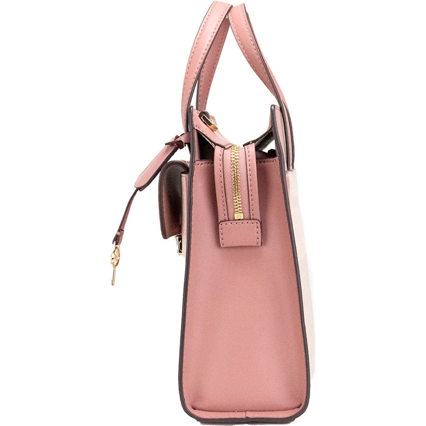 Michael Kors | Cece Small Pink PVC North South Flap Tote Crossbody Bag Purse  | McRichard Designer Brands