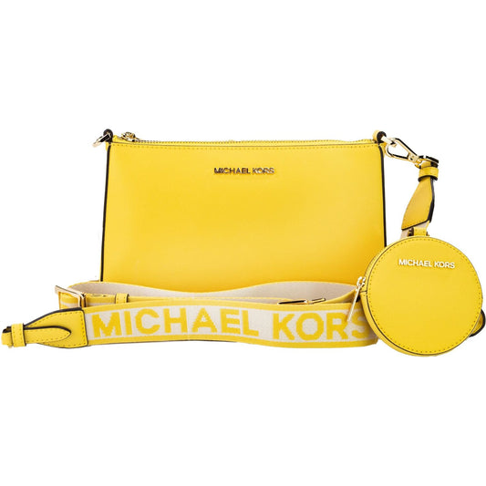 Michael Kors | Jet Set Daffodil Vegan Crossbody Tech Attachment Bag Purse | McRichard Designer Brands